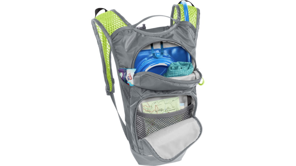 CamelBak Mini Mule Hydration Pack, Gunmetal/Green, One Size, 2814001000