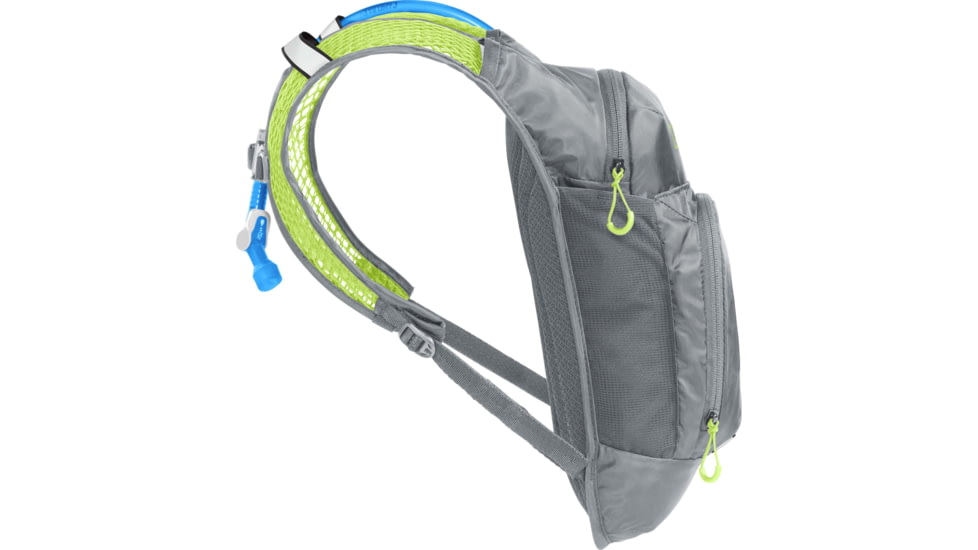 CamelBak Mini Mule Hydration Pack, Gunmetal/Green, One Size, 2814001000