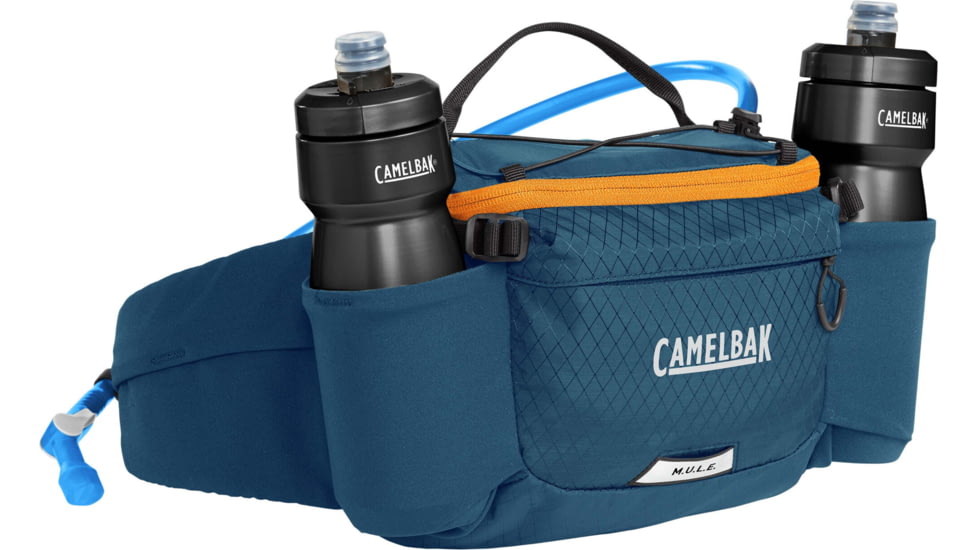 CamelBak Mule 5 Waist Pack, Gibraltar Navy/Orange, One Size, 2815401000