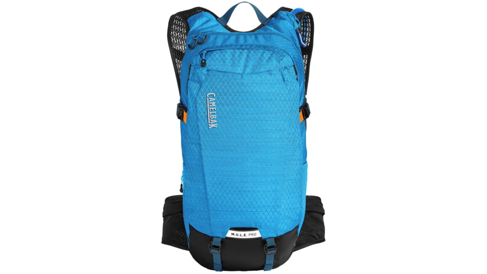 CamelBak Mule Pro 14 Hydration Pack, Ibiza Blue/Orange, One Size, 2401401000
