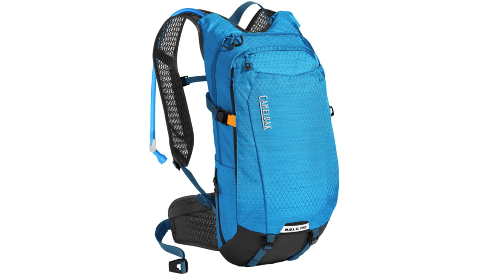 CamelBak Mule Pro 14 Hydration Pack, Ibiza Blue/Orange, One Size, 2401401000