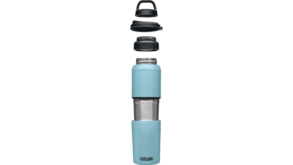 CamelBak MultiBev Insulated Stainless Steel Bottle/Cup, Dusk Blue, 12oz, 2412404051