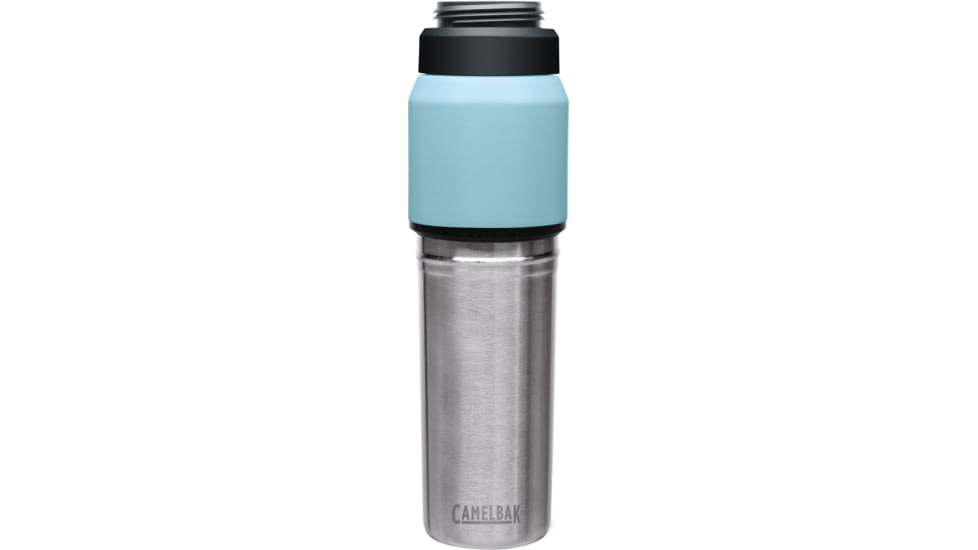 CamelBak MultiBev Insulated Stainless Steel Bottle/Cup, Dusk Blue, 16oz, 2424404065