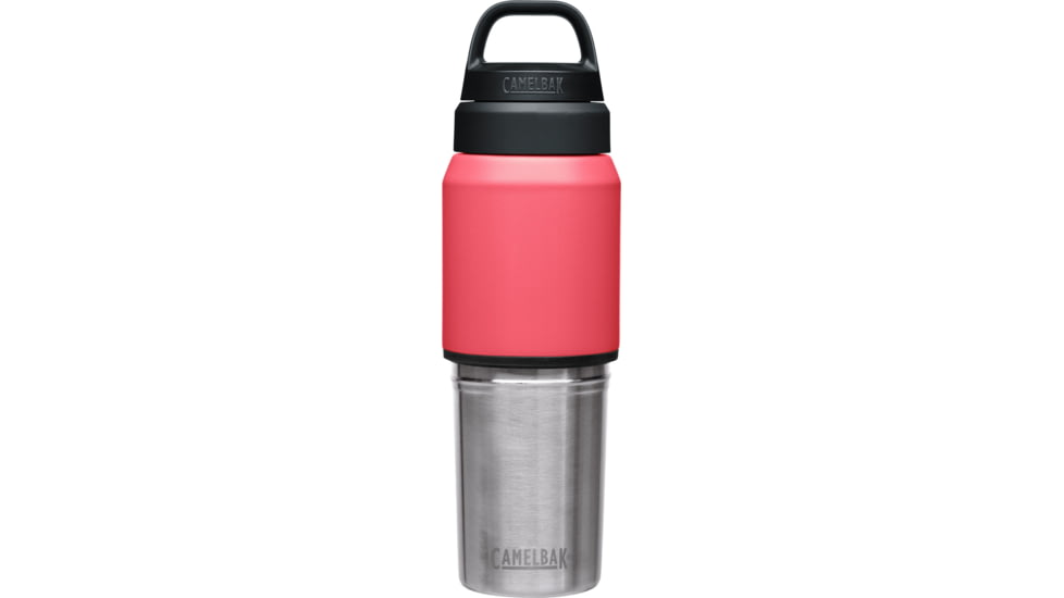 CamelBak MultiBev Insulated Stainless Steel Bottle/Cup, Wild Strawberry, 12oz, 2412602051