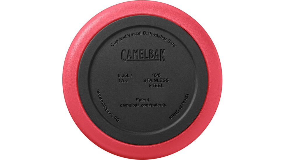 CamelBak MultiBev Insulated Stainless Steel Bottle/Cup, Wild Strawberry, 12oz, 2412602051