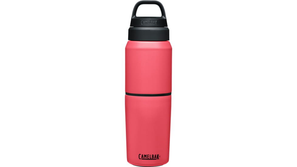 CamelBak MultiBev Insulated Stainless Steel Bottle/Cup, Wild Strawberry, 12oz, 2412602051