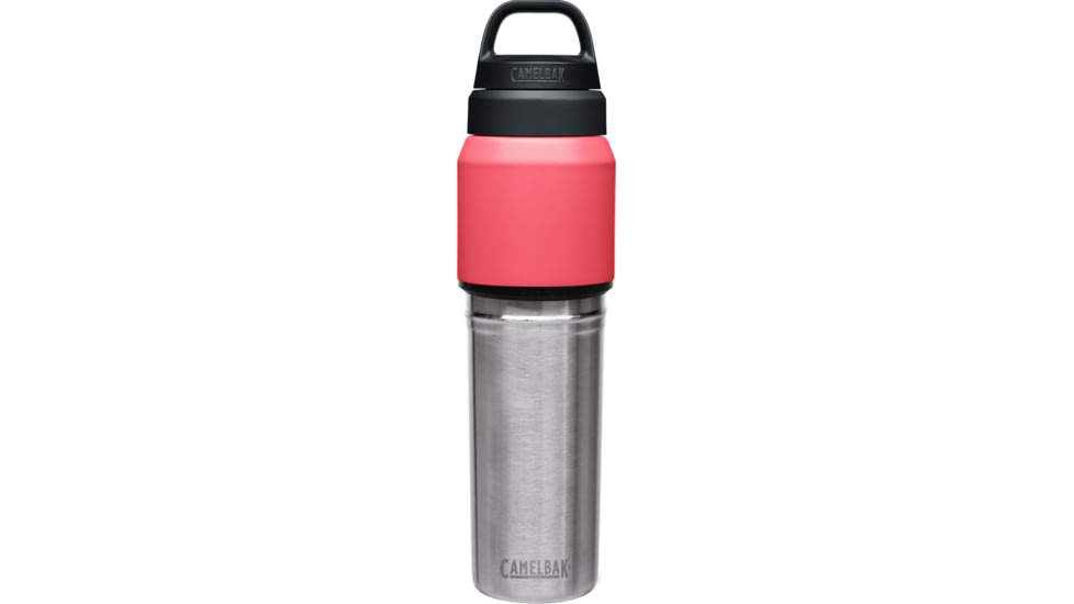 CamelBak MultiBev Insulated Stainless Steel Bottle/Cup, Wild Strawberry, 16oz, 2424603065