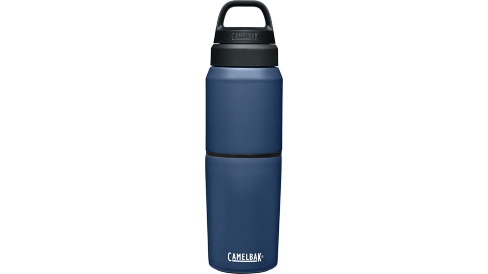 CamelBak MultiBev Insulated Stainless Steel Bottle/Cup, Navy/Navy, 17oz/12oz, 2412402051