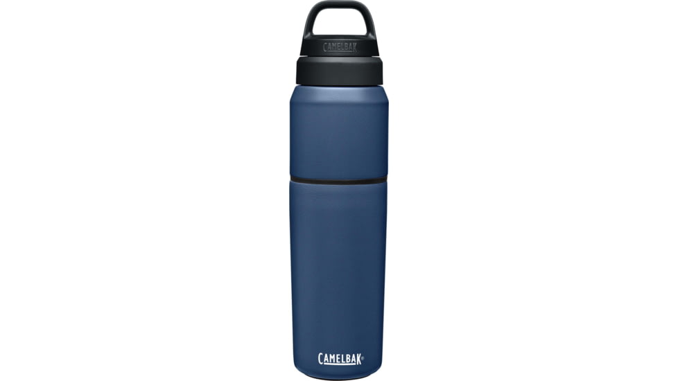 CamelBak MultiBev Insulated Stainless Steel Bottle/Cup, Navy/Navy, 22oz/16oz, 2424402065