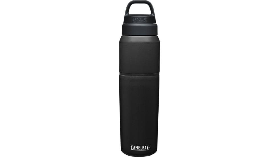 CamelBak MultiBev Insulated Stainless Steel Bottle/Cup, Black/Black, 22oz/16oz, 2424001065