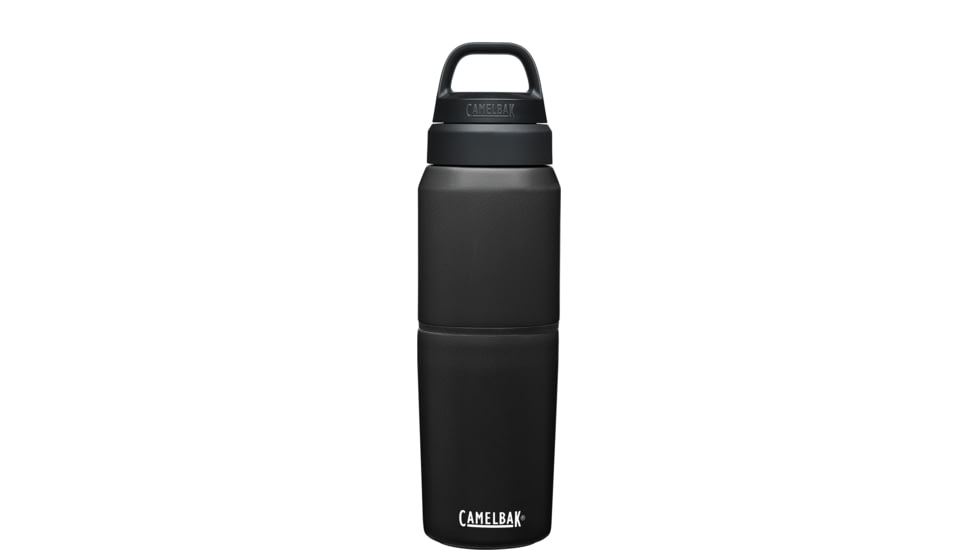 CamelBak MultiBev Insulated Stainless Steel Bottle/Cup, Black/Black, 17oz/12oz, 2412001051