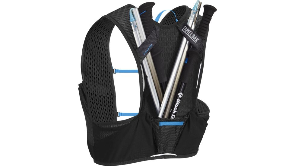 CamelBak Nano Vest, Black/Atomic Blue, Large, 1436001094