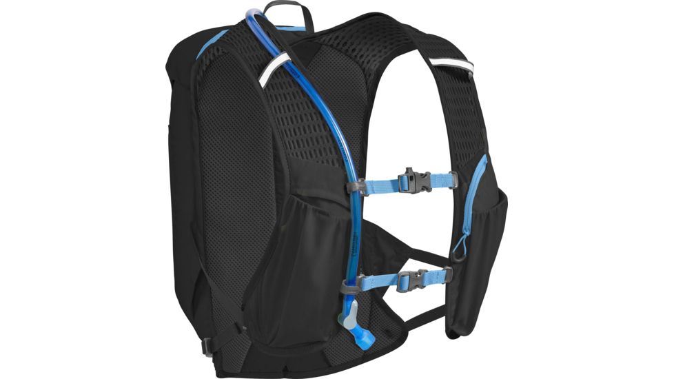 CamelBak Octane 10 Hydration Pack, Black/Atomic Blue, 70oz, 1437001000