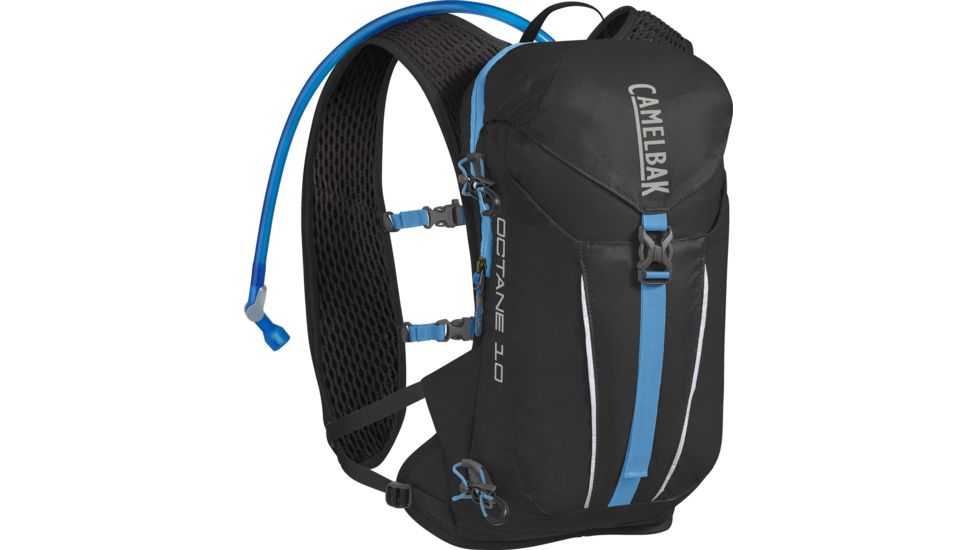 CamelBak Octane 10 Vest, Black/Atomic Blue, One Size, 1437001000