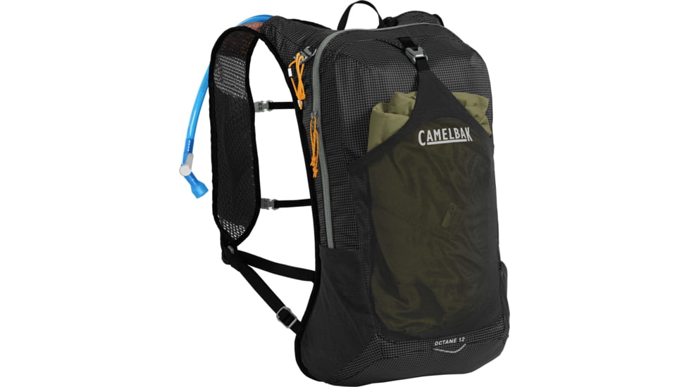CamelBak Octane 12 Hydration Pack, Black/Apricot, One Size, 2827002000