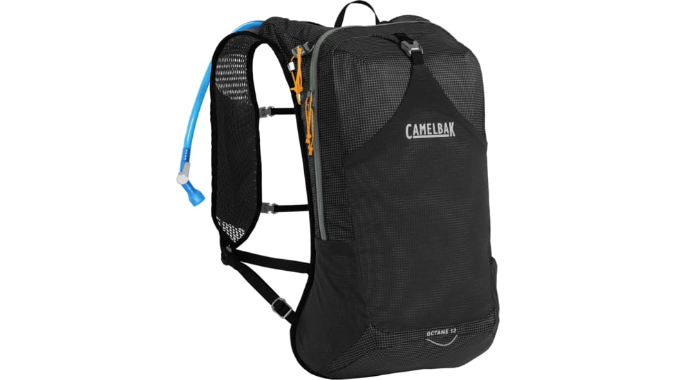 CamelBak Octane 12 Hydration Pack, Black/Apricot, One Size, 2827002000