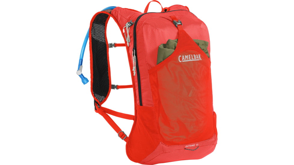 CamelBak Octane 12 Hydration Pack, Red Poppy/Vapor, One Size, 2827601000