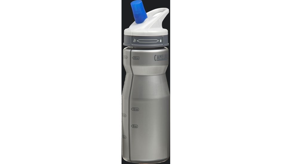 CamelBak Performance Bottle 22 oz Water Bottle, Silver 52088