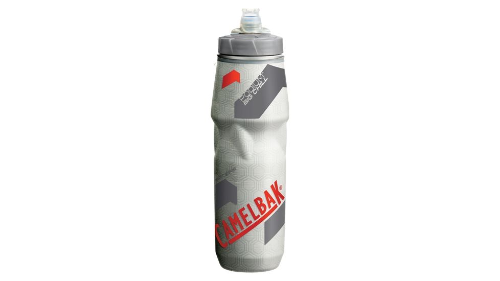 CamelBak Insulated Bottle, 25 oz Clear/Racing Red 52238