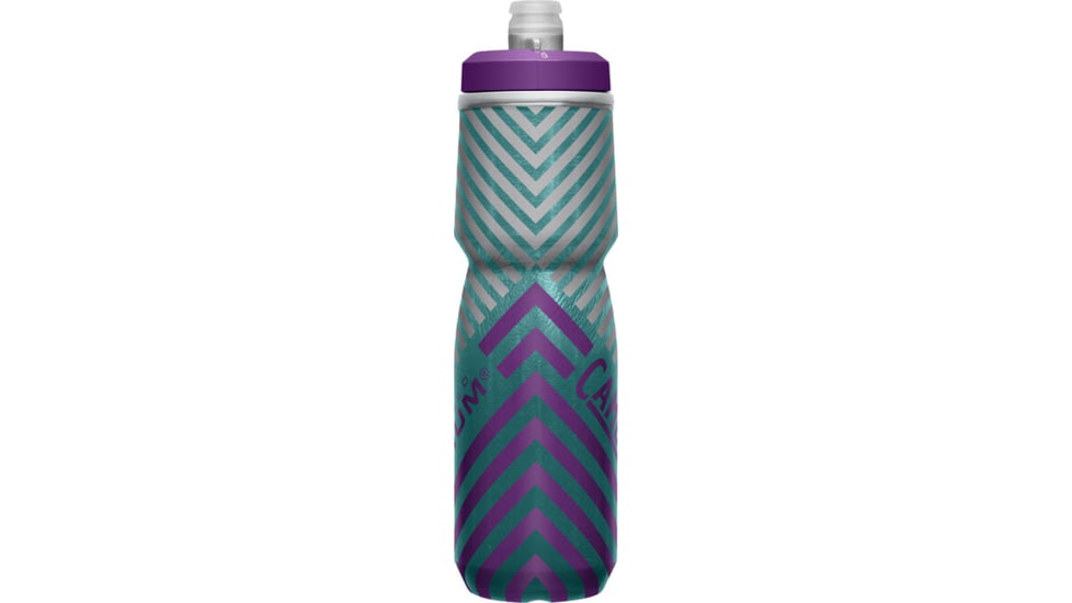 CamelBak Podium Chill Outdoor Bottle, 24oz, Teal Stripe, 1873305071