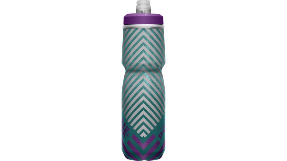 CamelBak Podium Chill Outdoor Bottle, 24oz, Teal Stripe, 1873305071