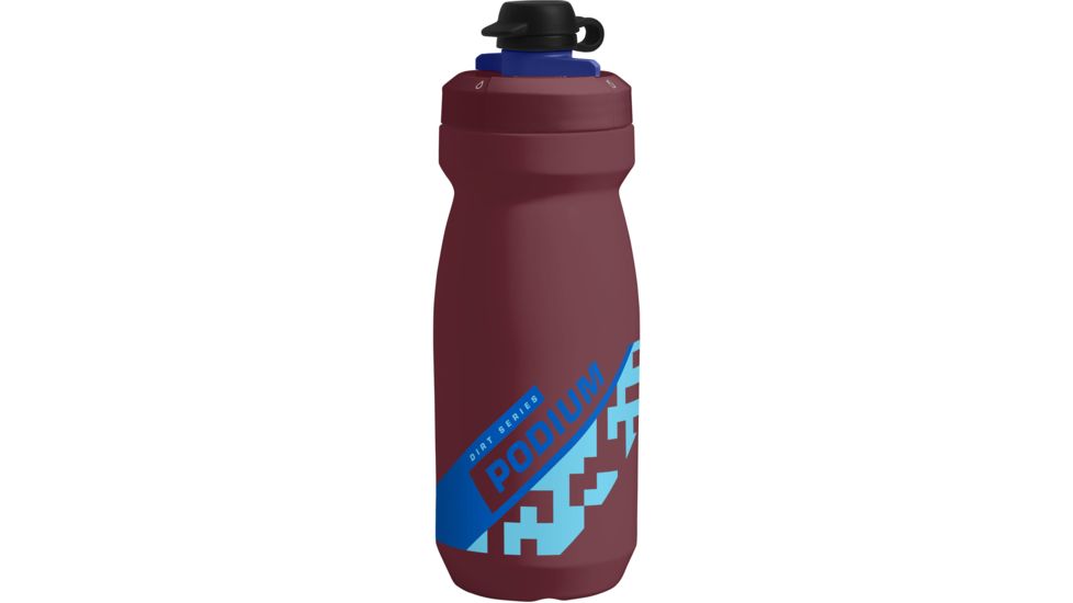 CamelBak Podium Flow Belt, 21 oz, Burgundy/lake blue, 21oz, 1821601000