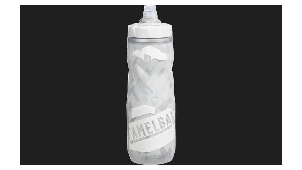 CamelBak Podium Ice Bottle 21 oz Water Bottle, Frost/White 52230