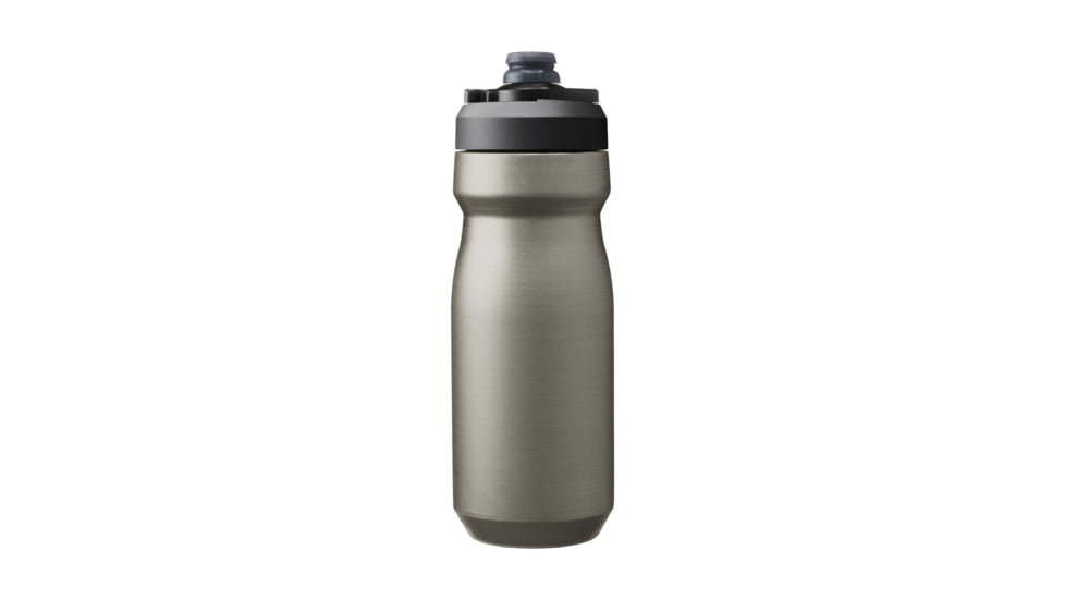 CamelBak Podium Insulated Titanium 18oz Bottle, Raw Titanium, 18oz /.5L, 2966101052