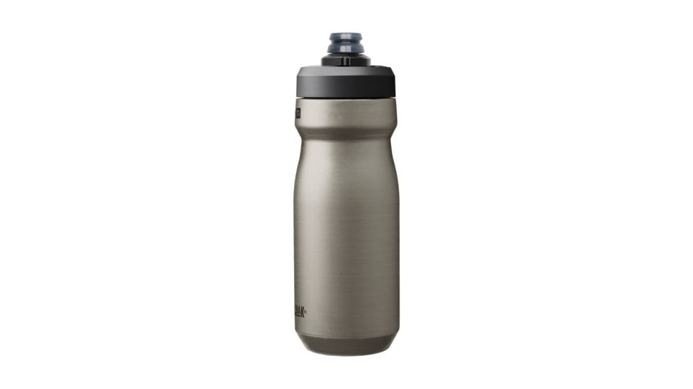 CamelBak Podium Insulated Titanium 18oz Bottle, Raw Titanium, 18oz /.5L, 2966101052