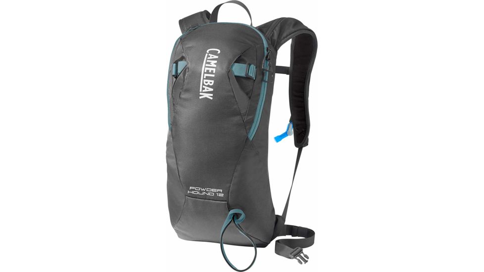 CamelBak Powderhound 12 Ski and Snow Hydration Backpack, Graphite/Adiratic Blue, 1338007000