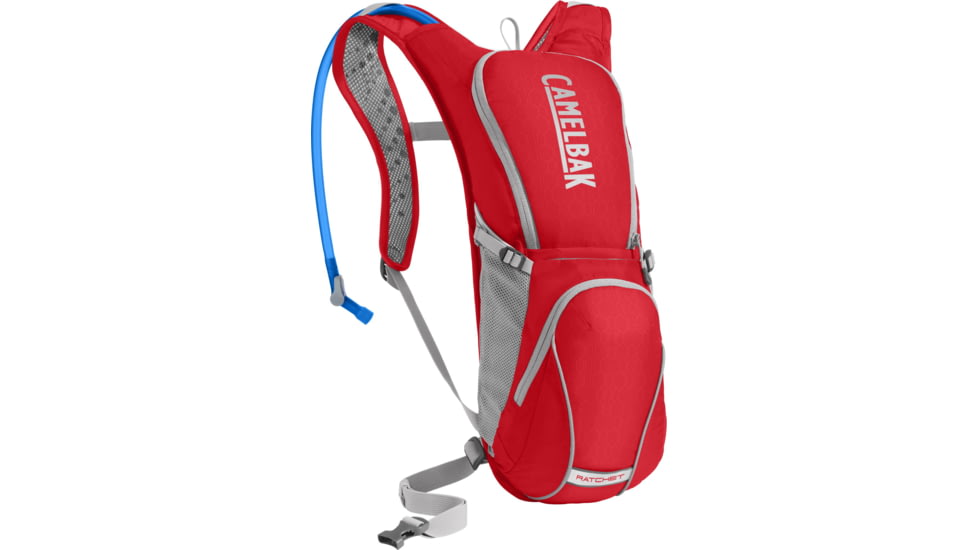 CamelBak Ratchet Hydration Pack, Racing Red/Silver, 100oz, 1297601000