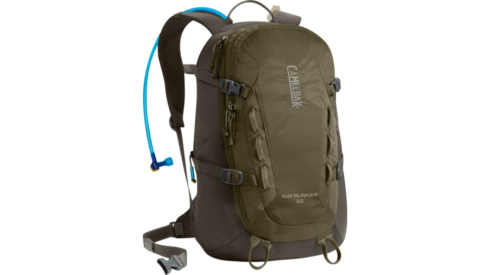 CamelBak Rim Runner 22 Hydration Pack-Dusky Green/Black Olive