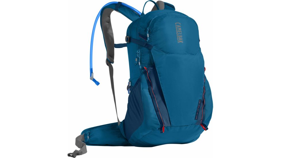 CamelBak Rim Runner 22 Hydration Pack-Grecian Blue/Pumpkin