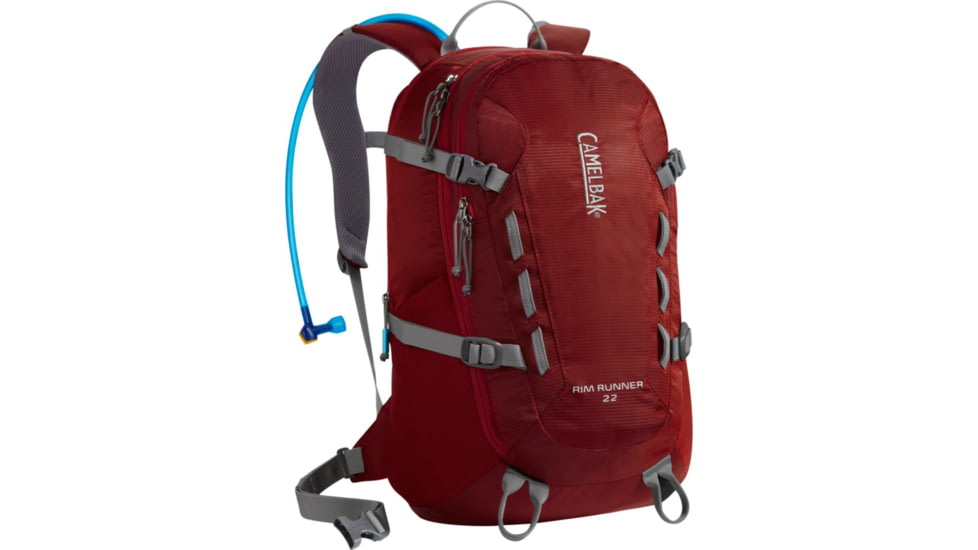 CamelBak Rim Runner Hydration Pack-Fallen Rock/Orchid Orange