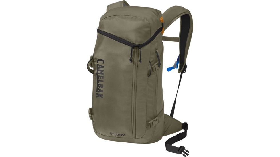 CamelBak SnoBlast Ski and Snow Hydration Backpack, Burnt Olive, 23L, 1339302000