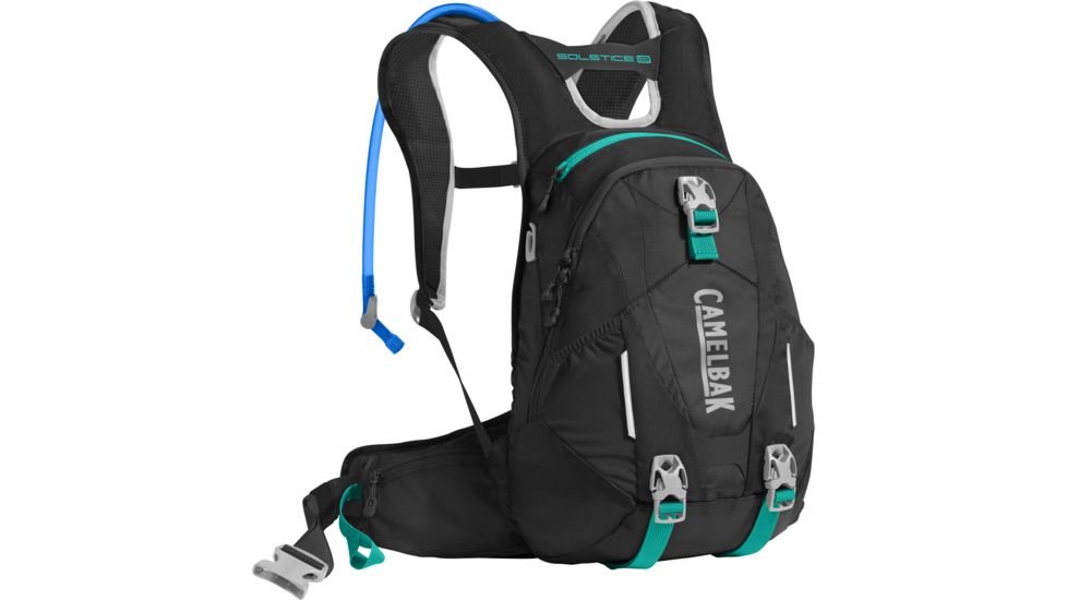 CamelBak Solstice 10 LR Hydration Pack, Black/Columbia Jade, 100 oz 1135001000