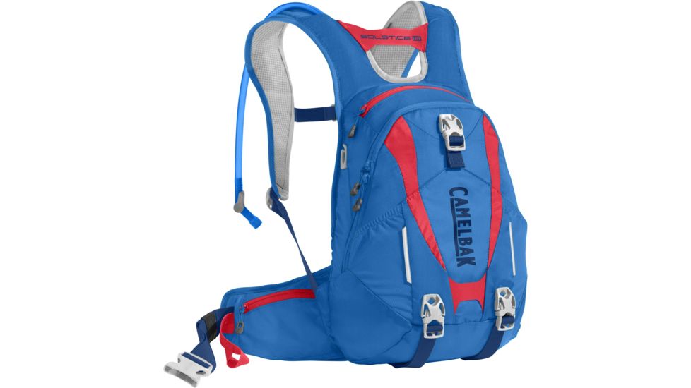 CamelBak Solstice LR 10 Mountain Bike Pack, Carve Blue/Fiery Coral, 1135401000