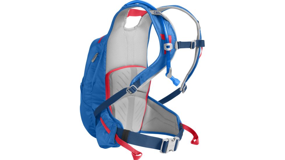 CamelBak Solstice LR 10 Mountain Bike Pack, Carve Blue/Fiery Coral, 1135401000