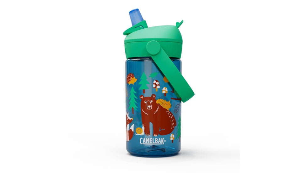CamelBak Thrive Flip Straw Kids, Friendly Forest, .4L / 14 oz, 2860404041