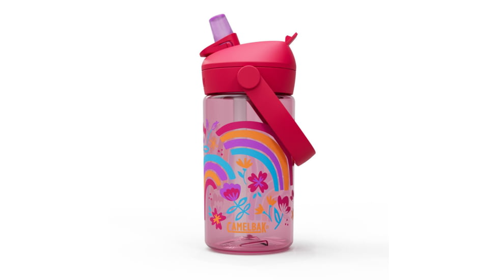 CamelBak Thrive Flip Straw Kids, Rainbow Floral, .4L / 14 oz, 2860601041