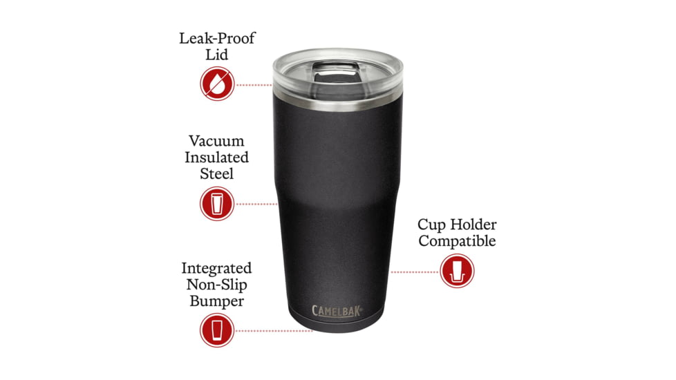 CamelBak Thrive Tumbler VSS, Black, .85L / 30 oz, 2846001085