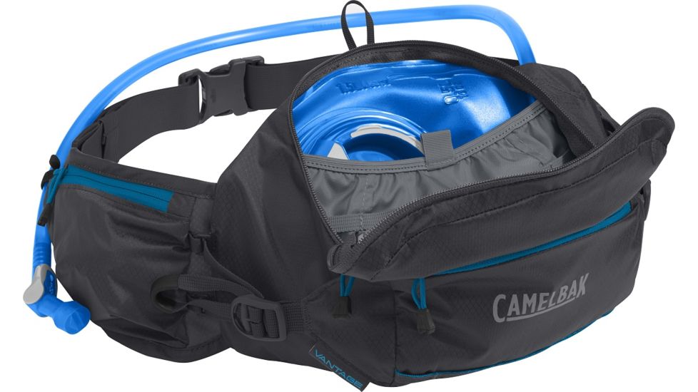 CamelBak Vantage LR Belt, Charcoal/Grecian Blue, One Size, 1486001000