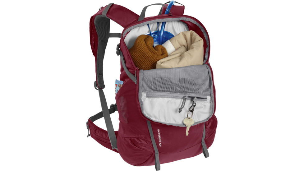 CamelBak Womens Rim Runner X20, 20 liters, Cabernet/Cool Grey, 20 L, 2727601000