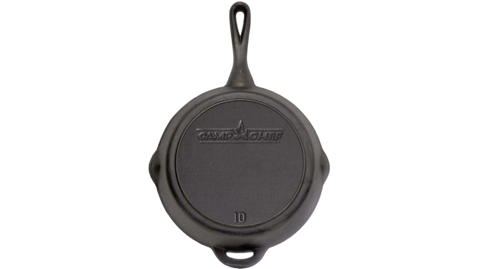 Camp Chef 10 Cast Iron Skillet, Black, SK10