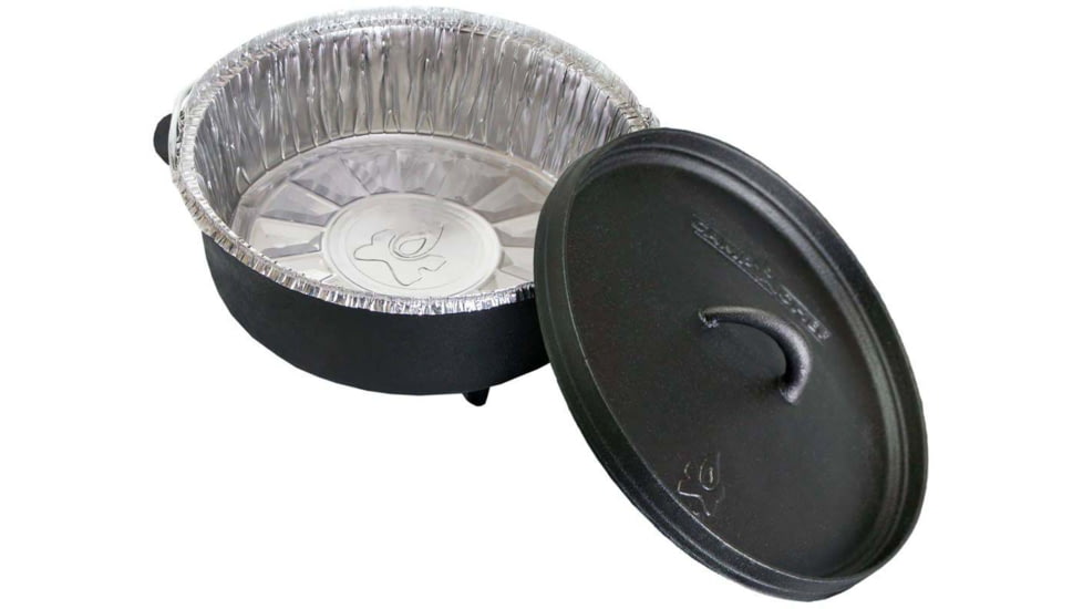 Camp Chef 10 In Disposable Dutch Oven Liners, Black/Silver, AOL10