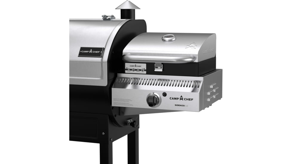 Camp Chef 14in Sidekick Sear w/ Stainless Steel Bbq Box, 14in, Silver/Black, PG14BB