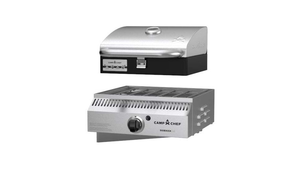 Camp Chef 14x16in Deluxe Stainless Steel BBQ Grill, 1 Burner, Box Accessory, Stainless, BB30LS