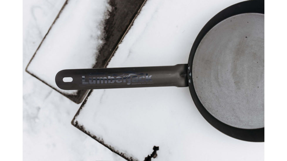 Camp Chef 20in Seasoned Steel Lumber Jack Skillet, 20in Diameter, Black, SLJ20