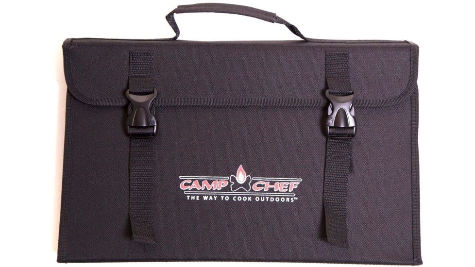 Camp Chef 9 Piece Professional Knife Set, Black/Silver, KSET9