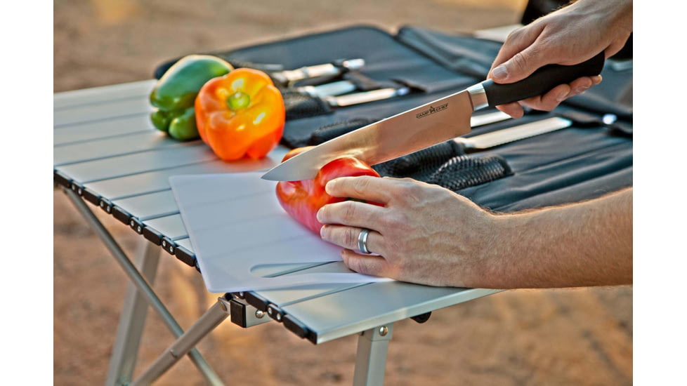 Camp Chef 9 Piece Professional Knife Set, Black/Silver, KSET9